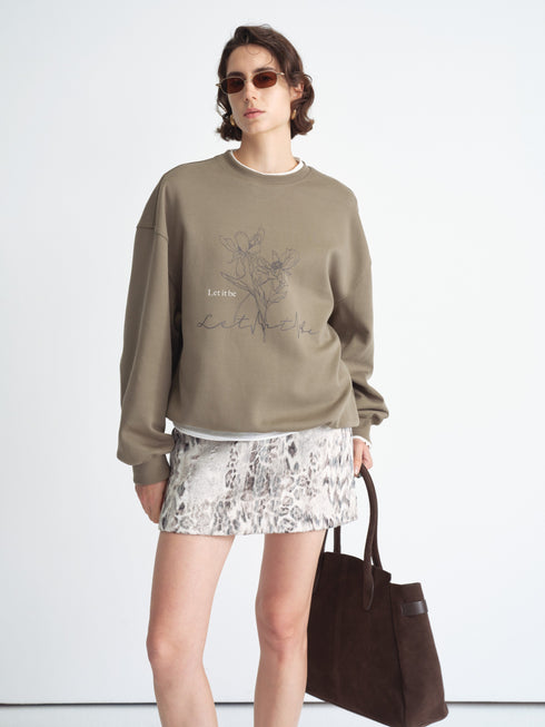 Printed Mini Skirt
